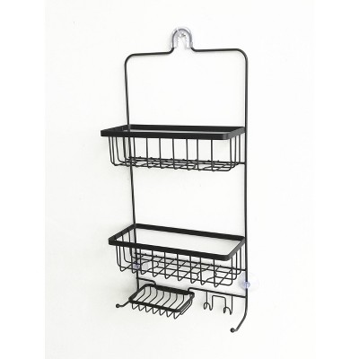 Unbranded Black Shower Caddy Organizer and Storage Box