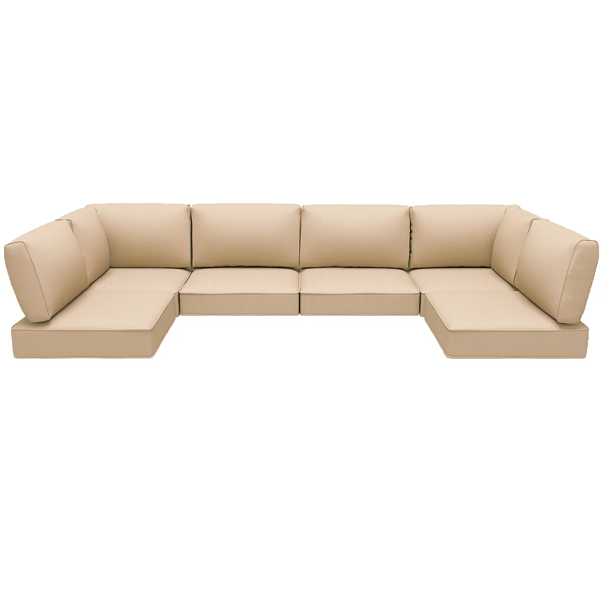 Outdoor Replacement Cushions for Patio Furniture,Water-Resistant Sofa Cushions for Rattan Wicker Sectional Patio Conversation Sets,14-Piece Outdoor Couch Cushions Patio Sofa Cushions