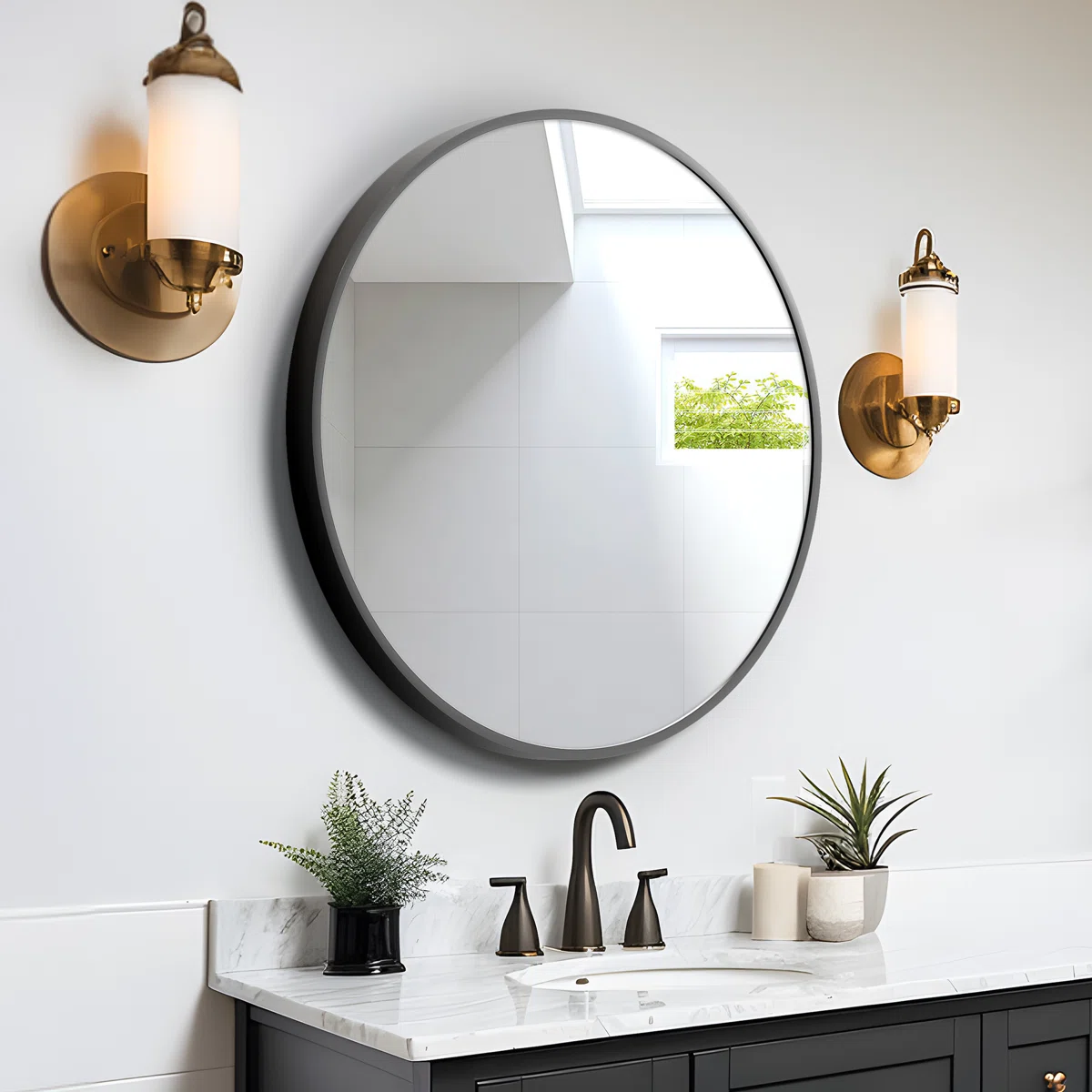 (broken mirror)Beshoy Bathroom / Vanity Mirror