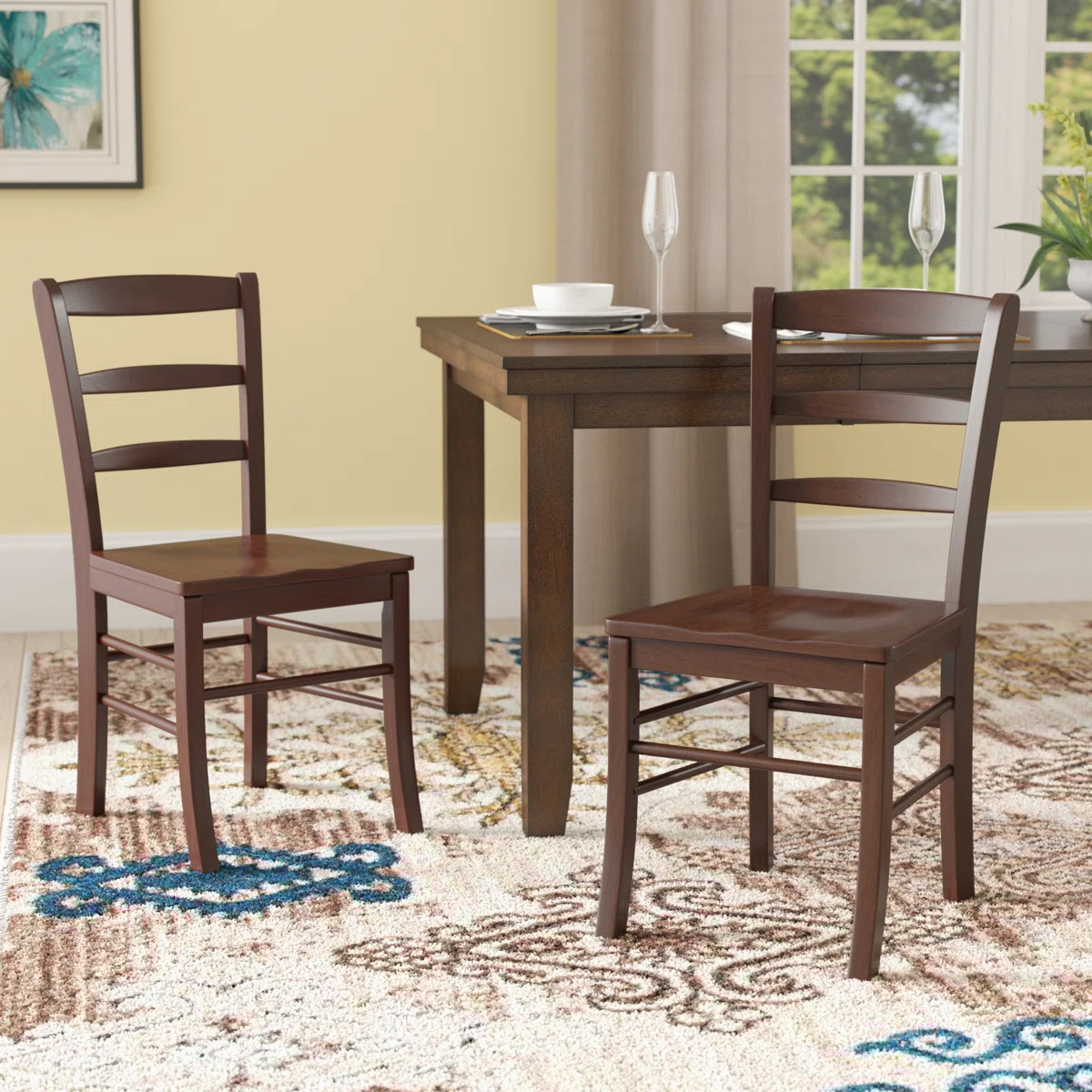 (four legs missing)Lindsey Ladder Back Side Chair