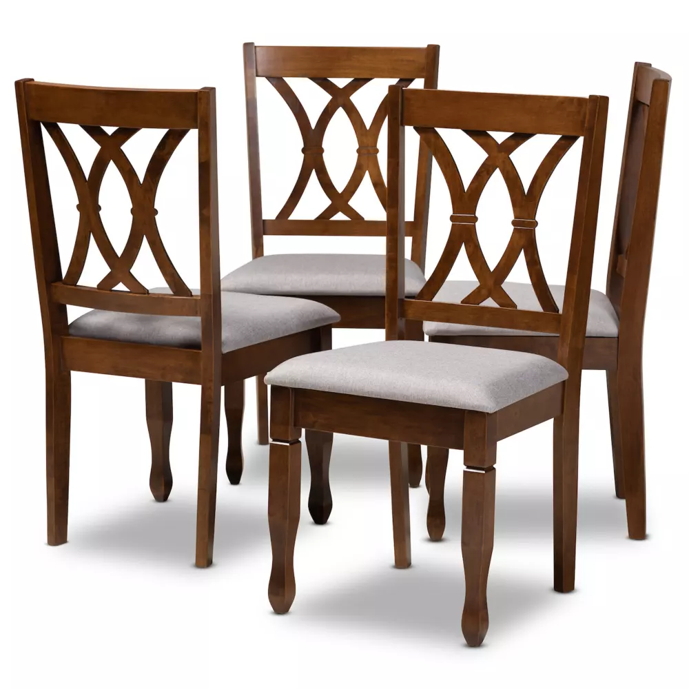 Dining Chair Set (4 Pack) - SKU: 08FTC0129LBK