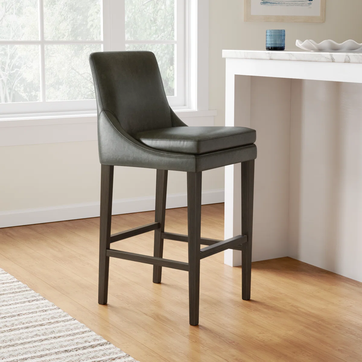 Niara Leather Counter & Bar Stool