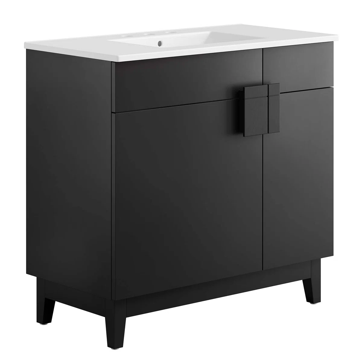 ( Top only) Modway Miles 36'' Free Standing Single Bathroom Vanity Ceramic Top