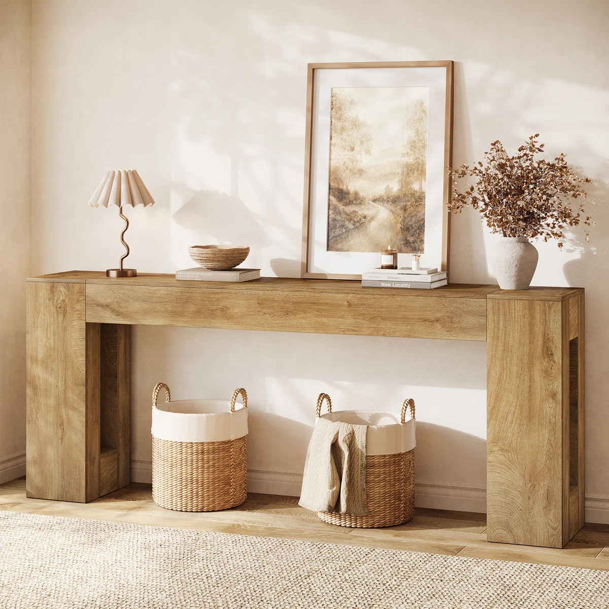 78.74" Extra Long Console Table for Entryway