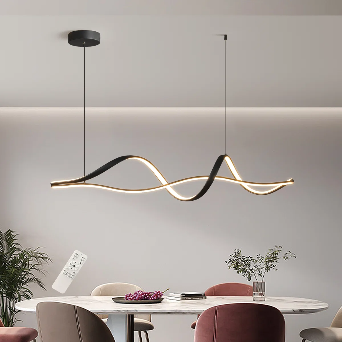 Fanchet 2 - Light LED Kitchen Island Pendant