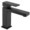 Modern Matte Black Single-Hole Bathroom Vanity Faucet