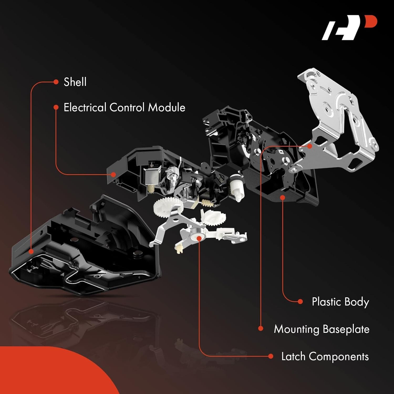 A-Premium Front Right Passenger Side Door Lock Actuator Compatible with Infiniti JX35 2013, QX60 2014-2018, Sport Utility