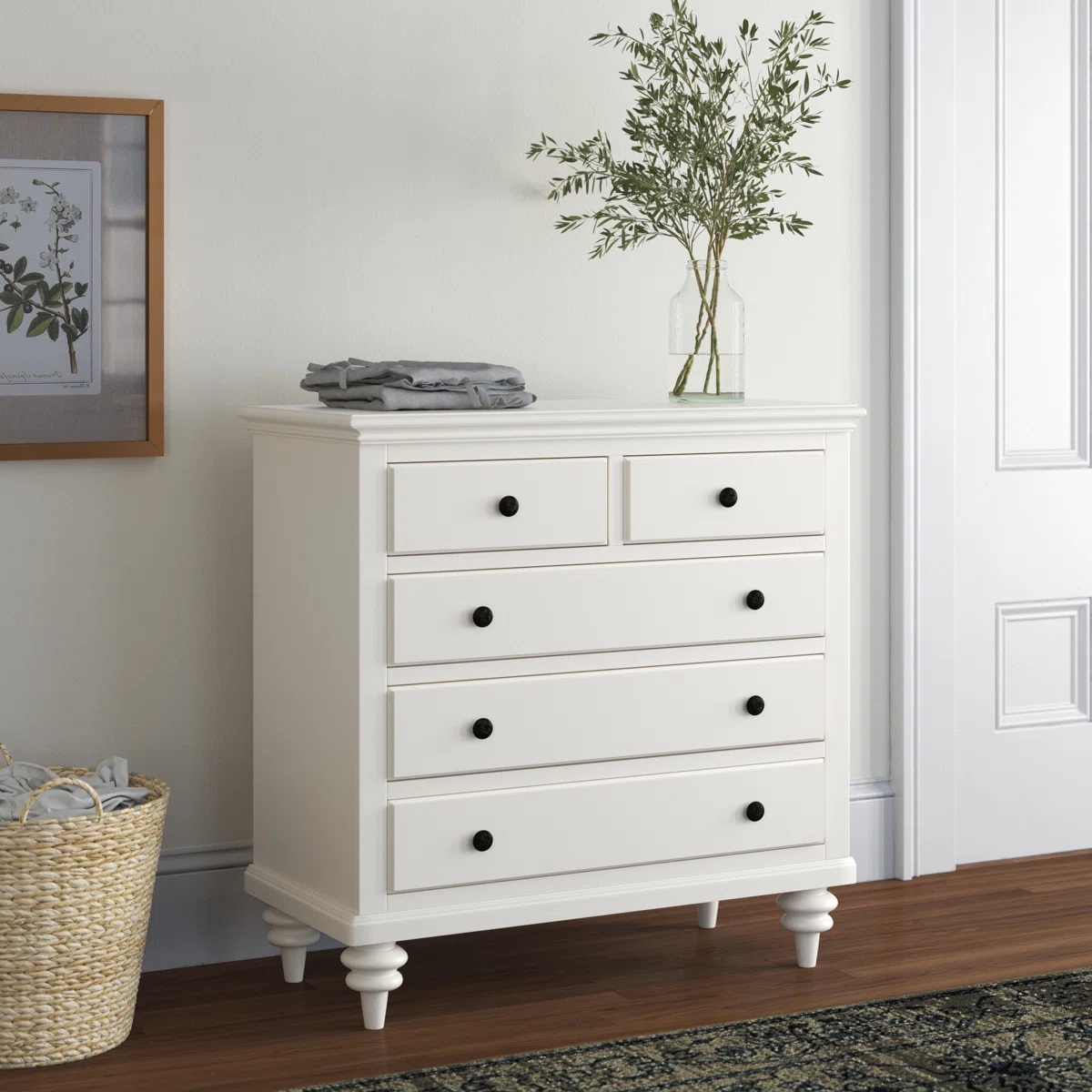 Delacour 4 Drawer 36" W Chest (Box 1)