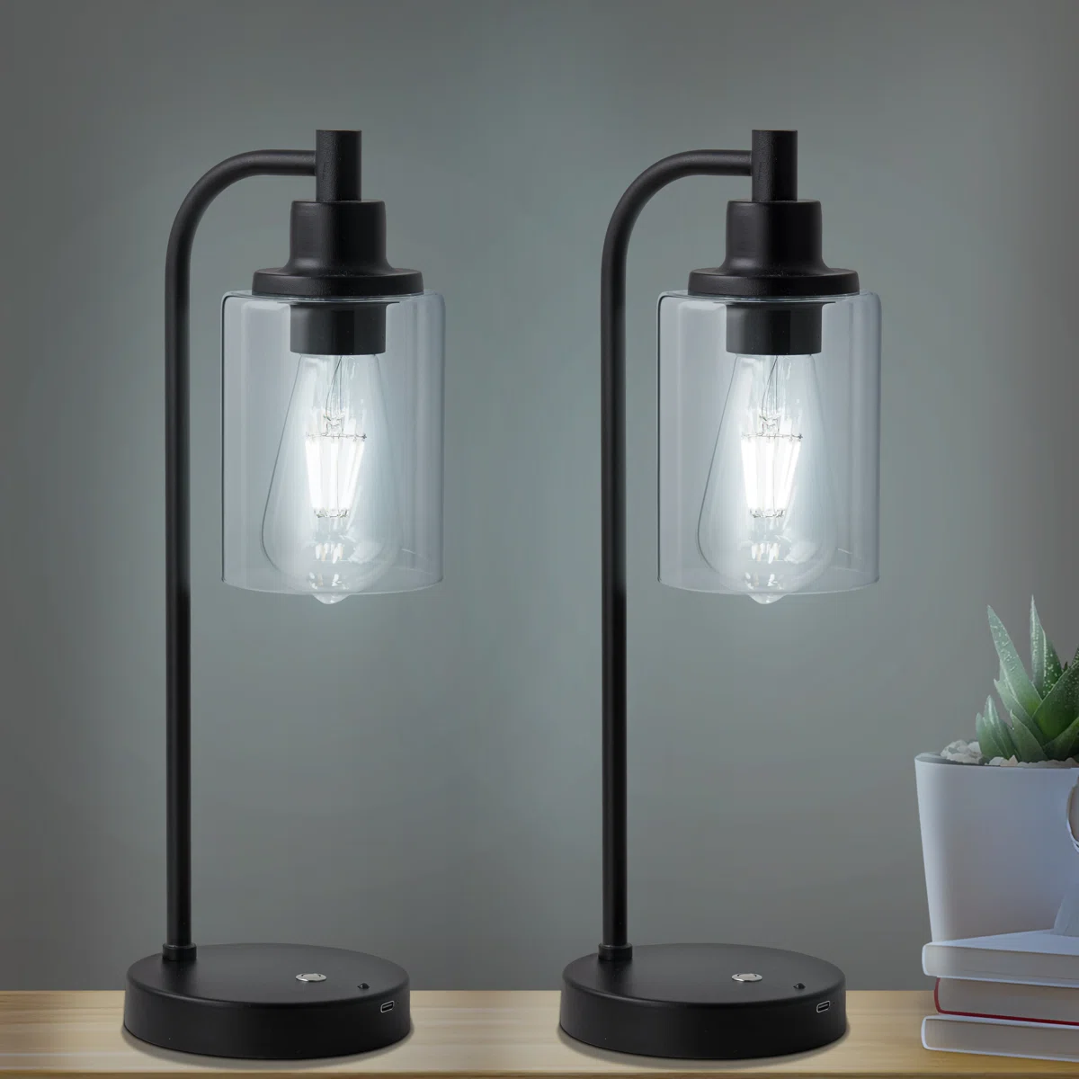 16" H Arched Table Lamp