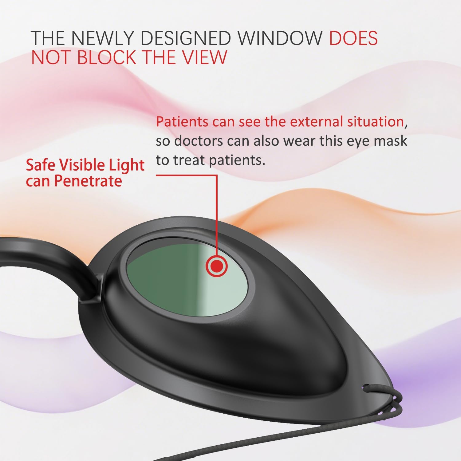 Flexible IPL Goggles Eye Shields - UV Eye Protection Glasses for Skin Therapy, Tanning Bed, Hair Removal, Blocks 200-2000nm Wavelengths, Adjustable Head Strap for Comfort Fit