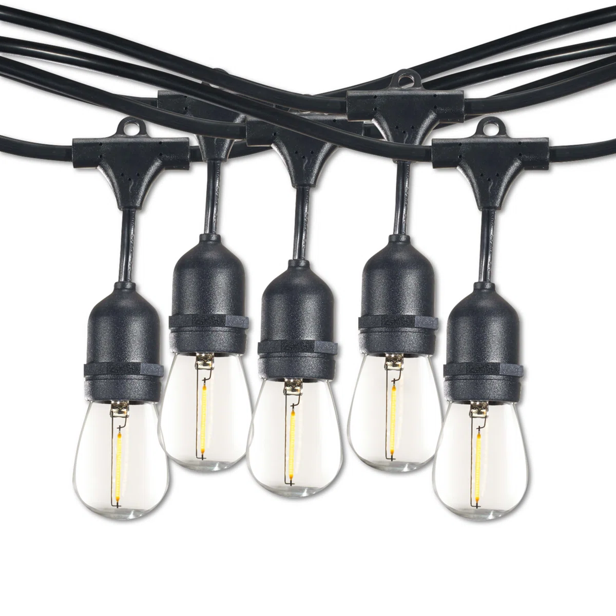 48-ft Outdoor 15 - Bulb Standard LED String Light (End to End Connectable)