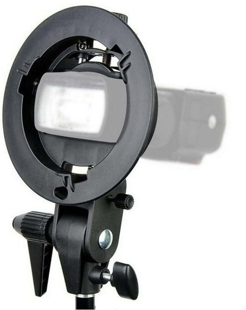 Godox S Type Bracket Bowens Mount Holder for Speedlite Flash Snoot Softbox Beauty Dish Reflector Umbrella S--TYPE BRACKET