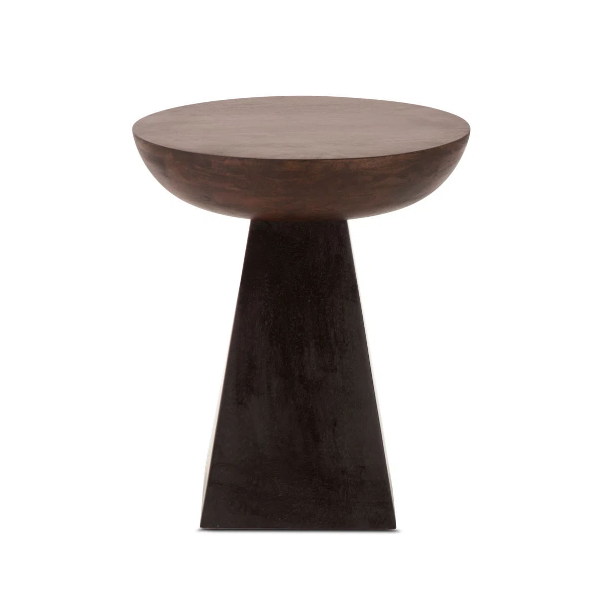Madrid Solid Wood Pedestal End Table