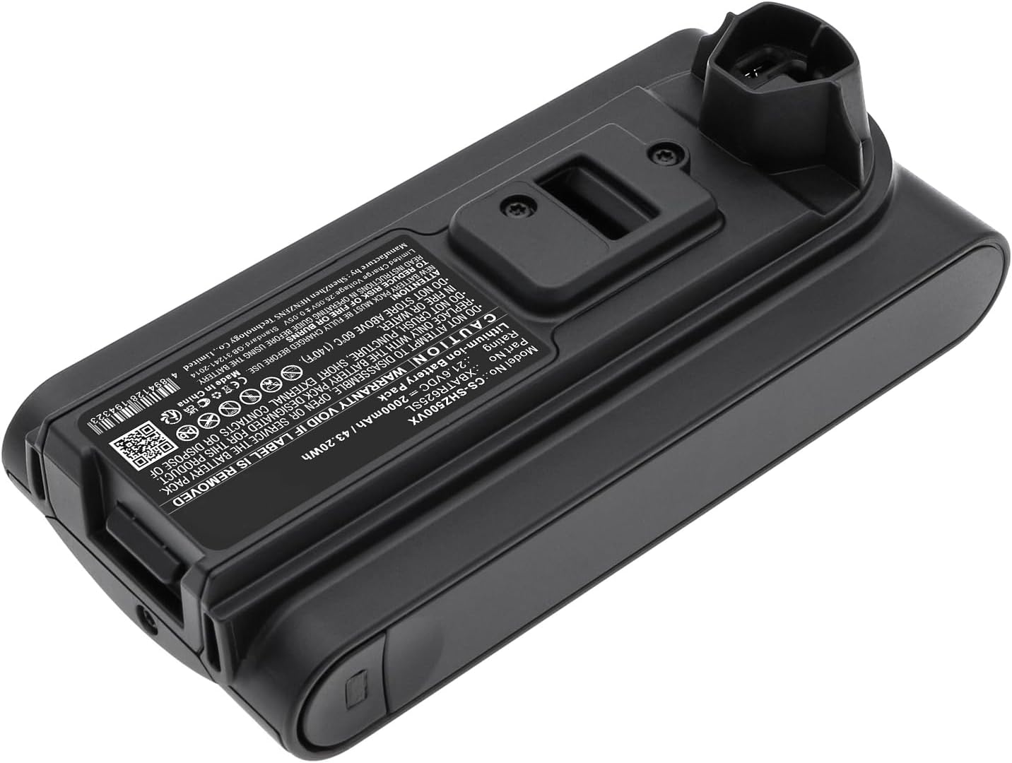 Replacement Battery(Li-ion, 21.6V, 2000mAh) for Shark IZ500, IZ531H, IZ540H, IZ541H, IZ562H, P/N: XBATR625SL, XBATR620SL, XBATR625SLEU