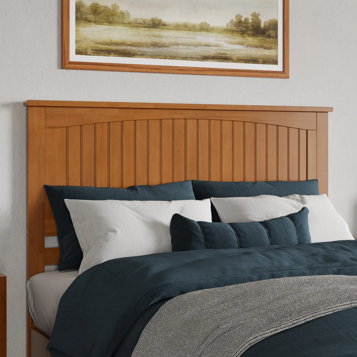 Kindig Solid Wood Coastal Cottage Panel Headboard