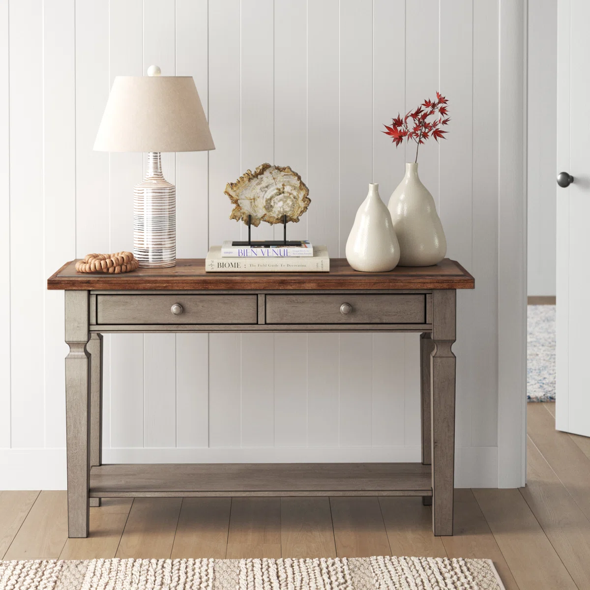 Bonas 48" Solid Wood Console Table