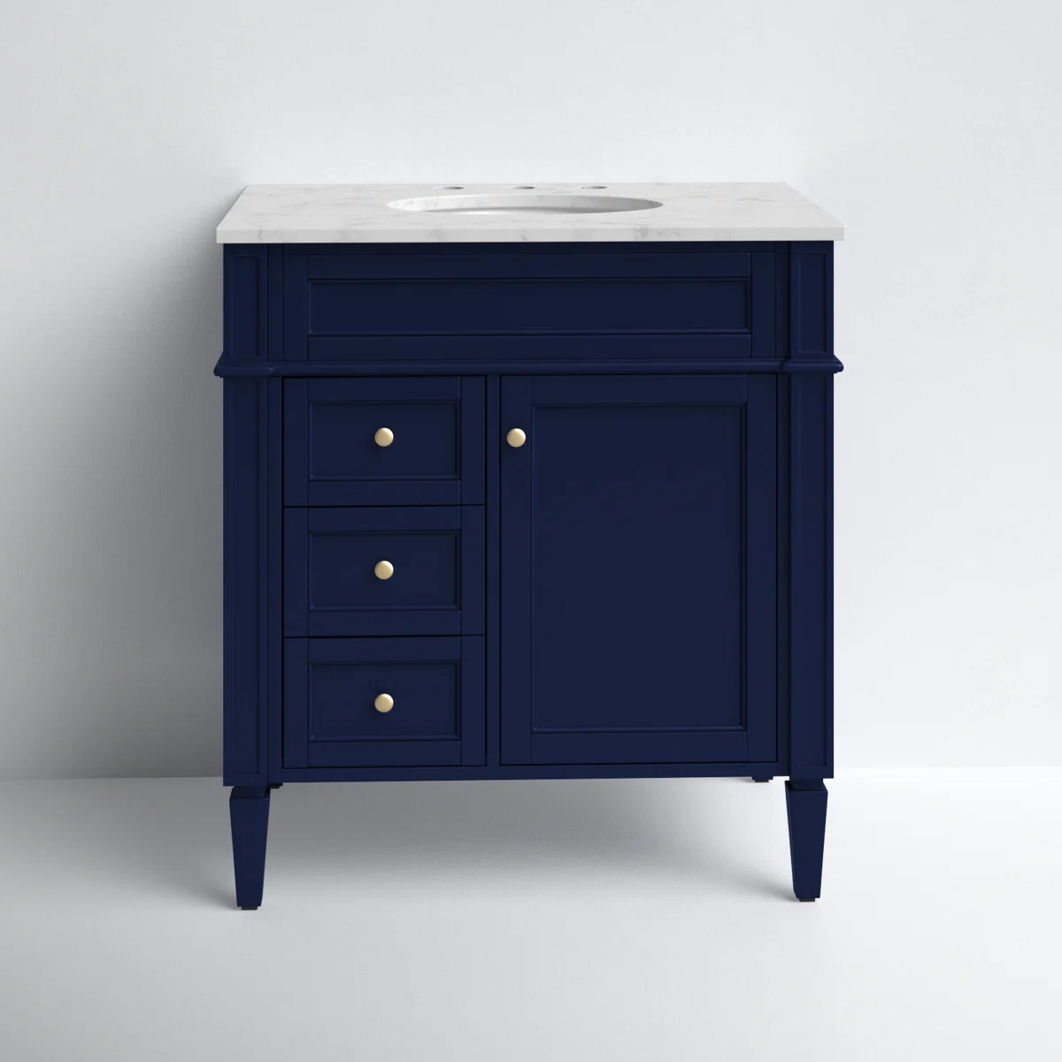 No top Rivers 32" Single Bathroom Vanity Set