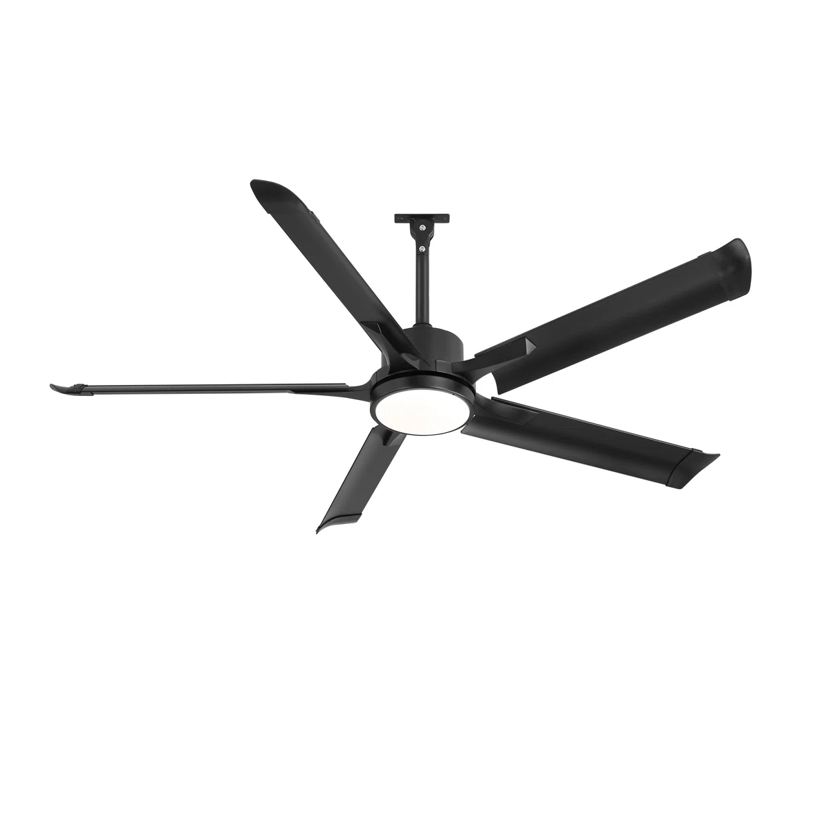 Aaron 56" Black Outdoor Ceiling Fan with IP65 Waterproof Rating, Remote & App Control