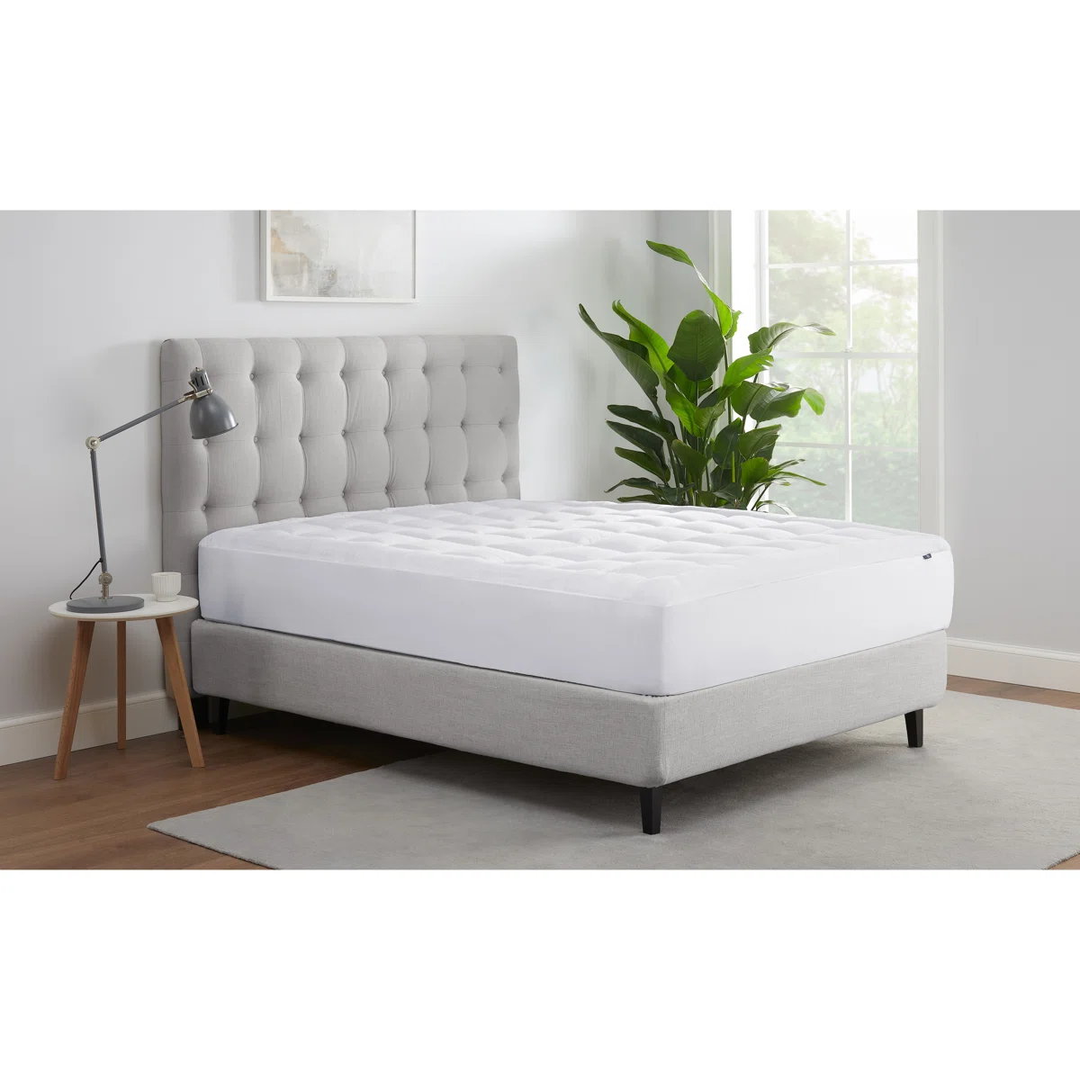 Serta ComfortSure Mattress Pad, Cotton Dobby Cover