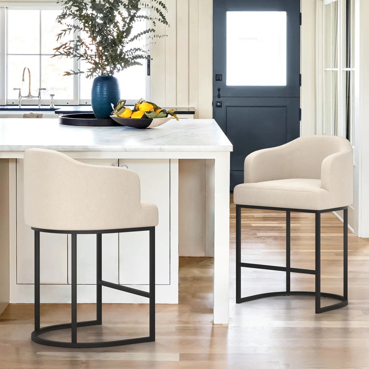 (ONLY ONE STOOL-NO LEGS) Alyce Solid Wood 27\u0027\u0027 Stool
