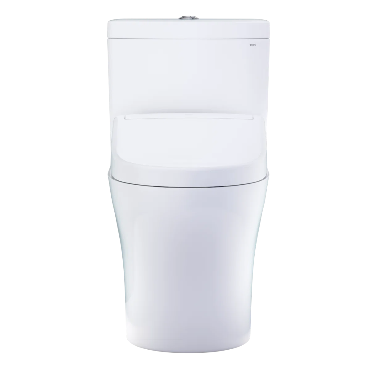 TOTO® WASHLET+®  Aquia IV Two-Piece Elongated Dual Flush 1.28 and 0.9 GPF Toilet and WASHLET S5 Bidet Seat, Cotton White - MW4463446CEMGN#01