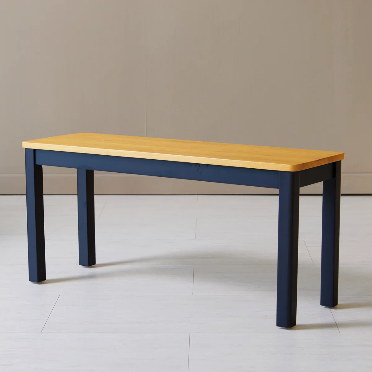 Sconiers Modern Farmhouse Rectangular Solid Wood Entryway Bench