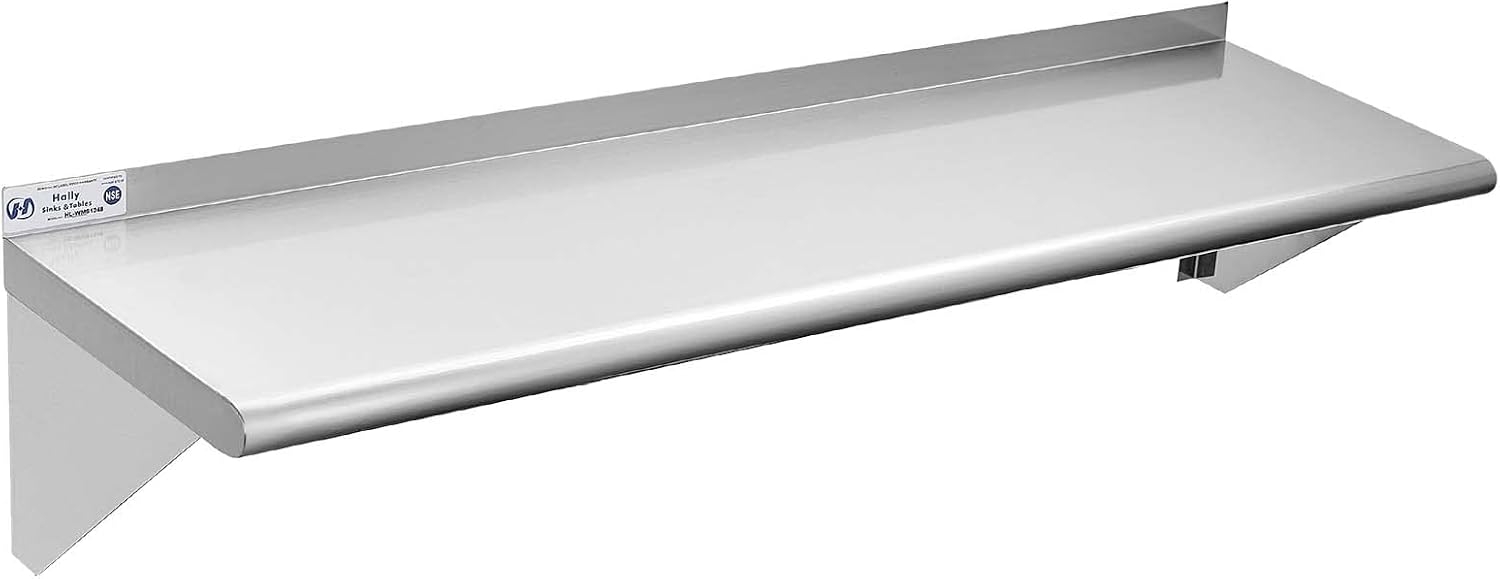 Hally Sinks & Tables Wall Shelf 12" x 48"