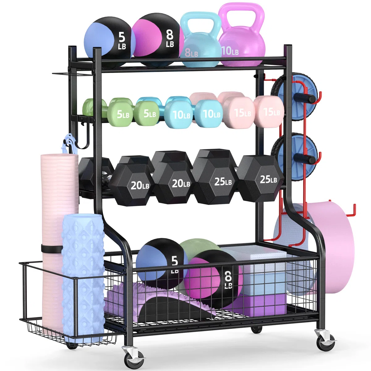 Robbinston Freestanding Dumbbell Storage Rack