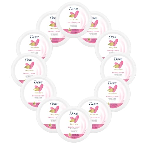 Pack of 12 Amazon.com : Dove Lotion, Beauty Cream - Light, Fast-Absorbing Face and Body Cream for Normal to Dry Skin, 24-Hour Moisture, Travel Size, 2.53 Fl Oz. (Pack of 12) : Health & Household
