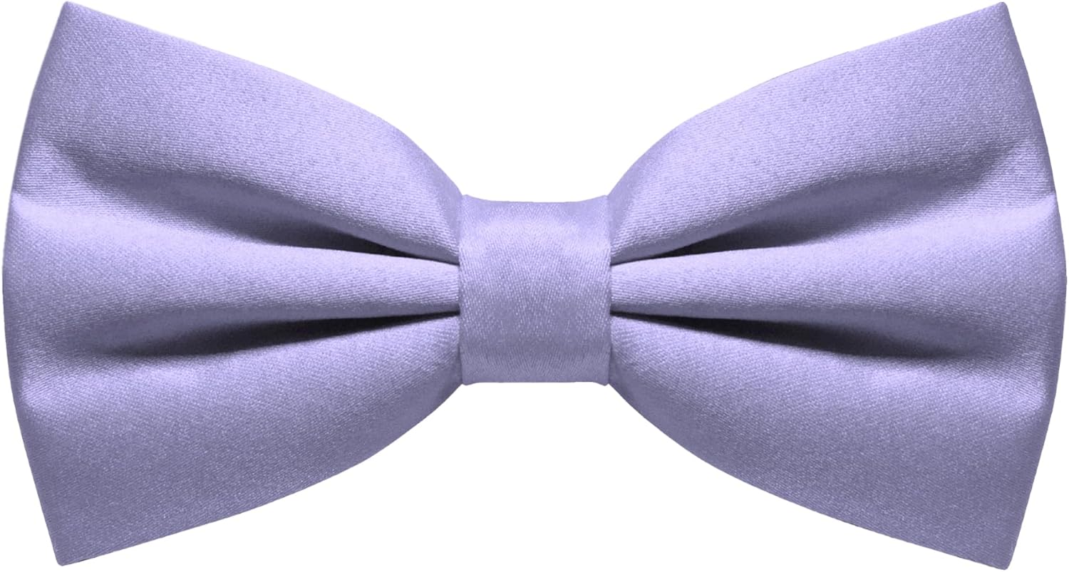 RBOCOTT Men's Solid Bowtie