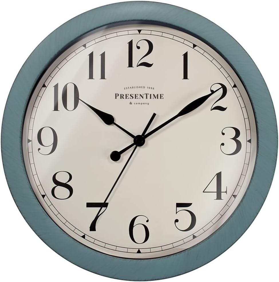Presentime & Co. 11" Wall Clock Home Decoration