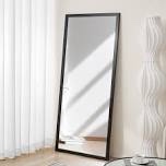 Ebern Designs 71 * 31 Inch Full-length Mirror With Imitation Wooden Frame Floor Standing Mirror For Living Room