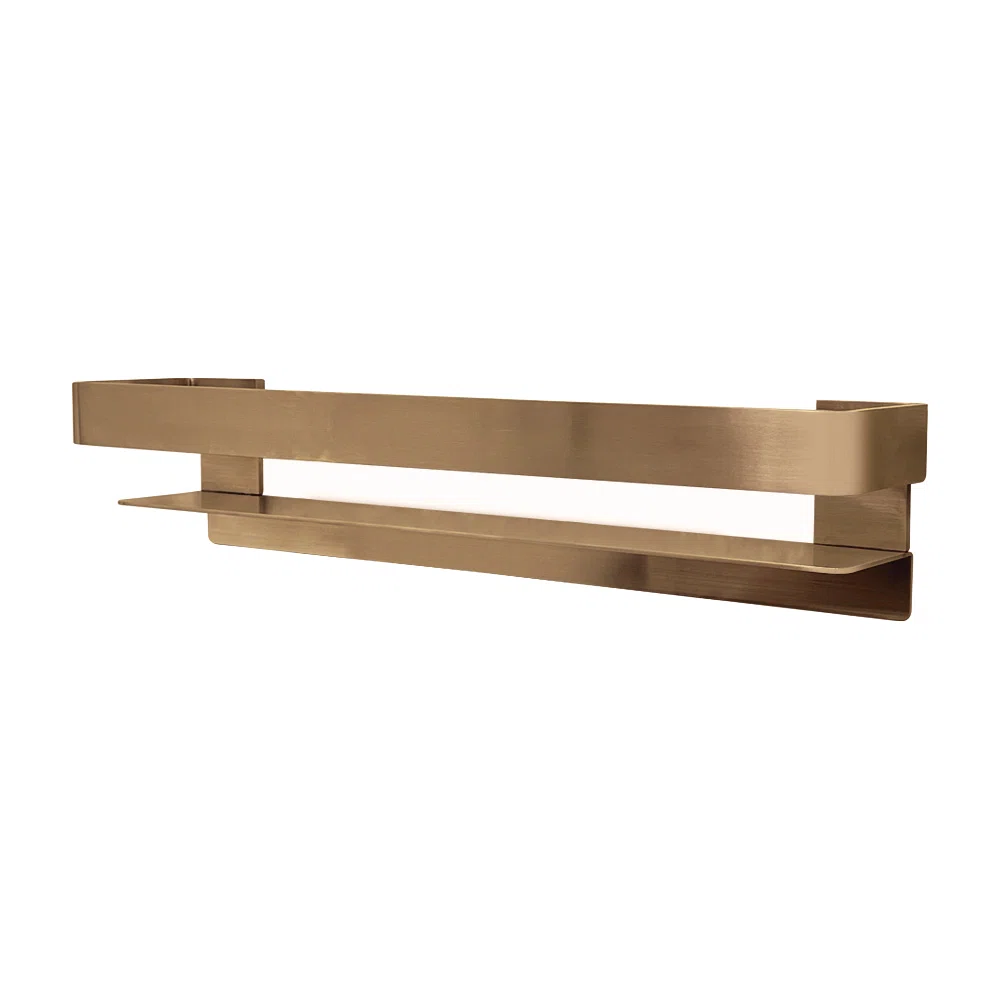 Roelke Drew & Screw Mount Stainless Steel Shower Shelf