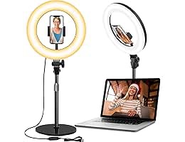 10” ring light with stand