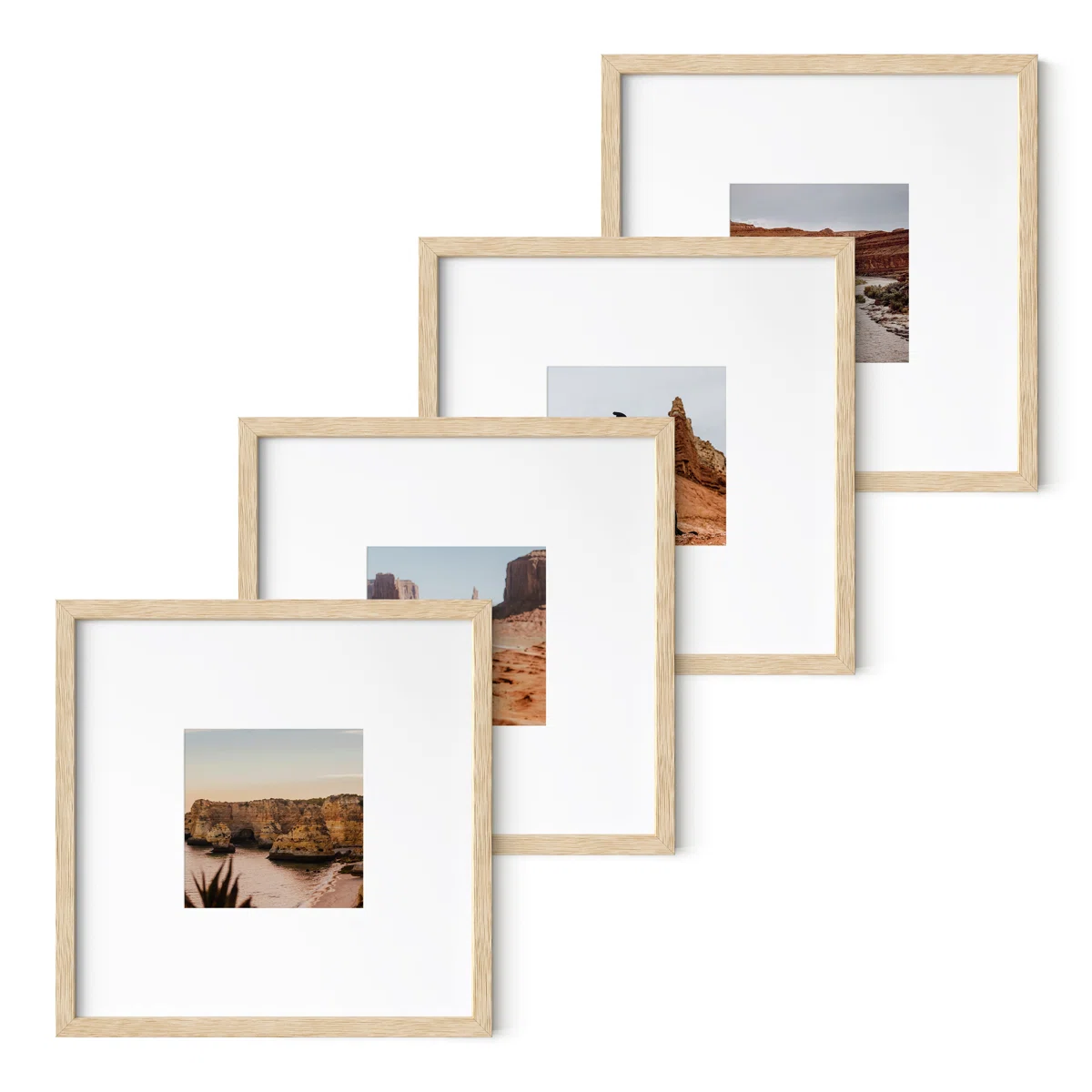 Wood Picture Frame - Set of 4