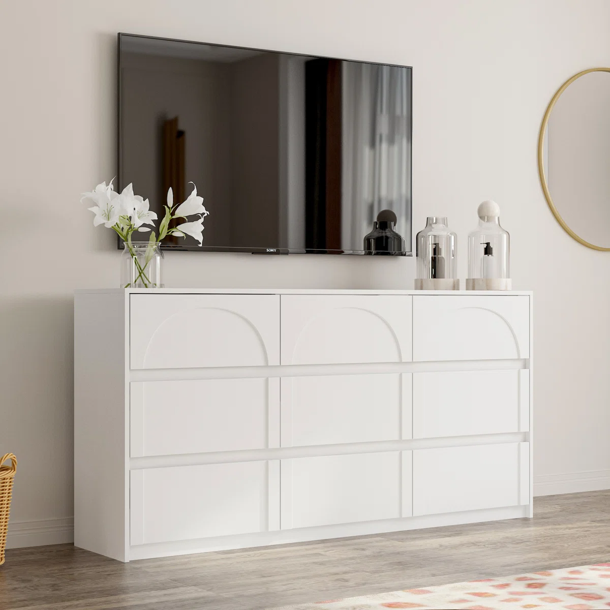 Sallye 63'' Wide 9-Drawer Dresser