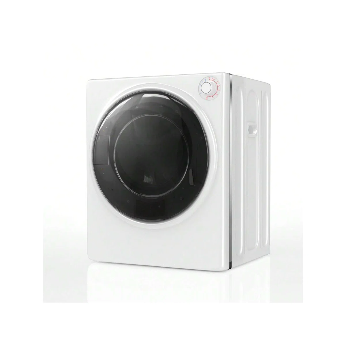 3.0 Cu Ft Compact Electric Dryer with Adjustable Temperature Control For Apartments RVs, White