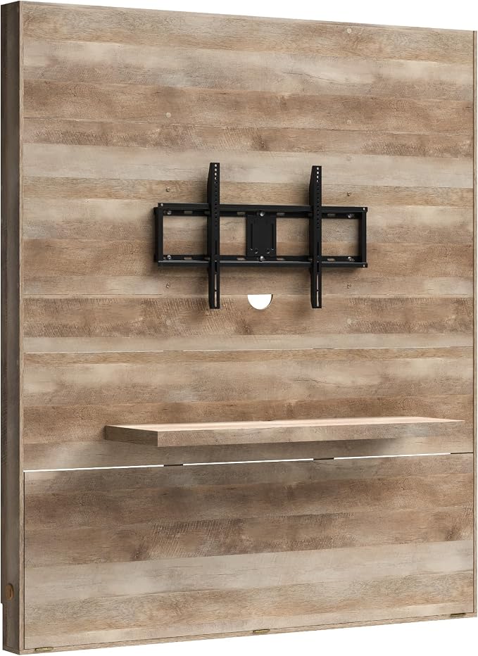 Steel River Carbon Oak Entertainment Wall Center