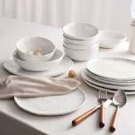 Sanjay Plates And Bowls Sets, 16 Piece Dinnerware Sets