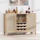 (one box only)Sideboard and wine cabinet