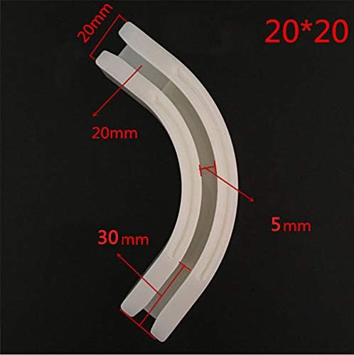 Corner Bend（1 pcs）, Aluminum Curtain Track- Special Accessories for Small Square Rail