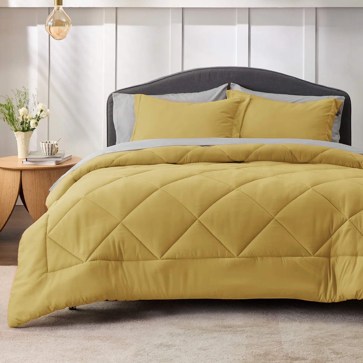 Best Seller Bedsure Comforter Set Reversible Bedding for All Seasons-89GSM