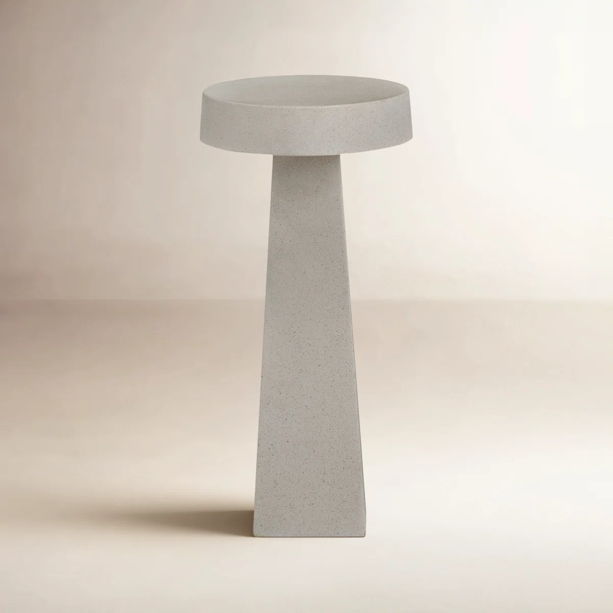 Johari Pedestal End Table