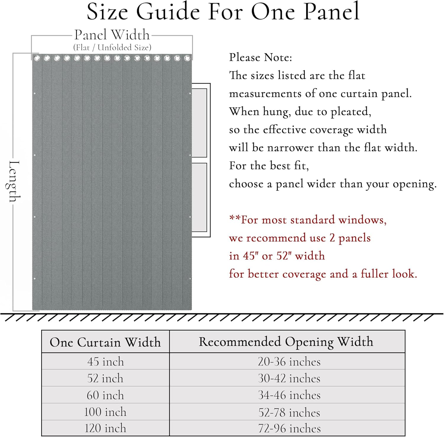 100% Blackout Privacy Door Curtain for Doorway, Magnetic Door Curtain for Closet & Hallway, 1 Panel, W45 x L80, Gray 45W x 80L (Pack of 1) Grey