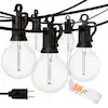 50ft Glitter Outdoor Holiday Party Lights