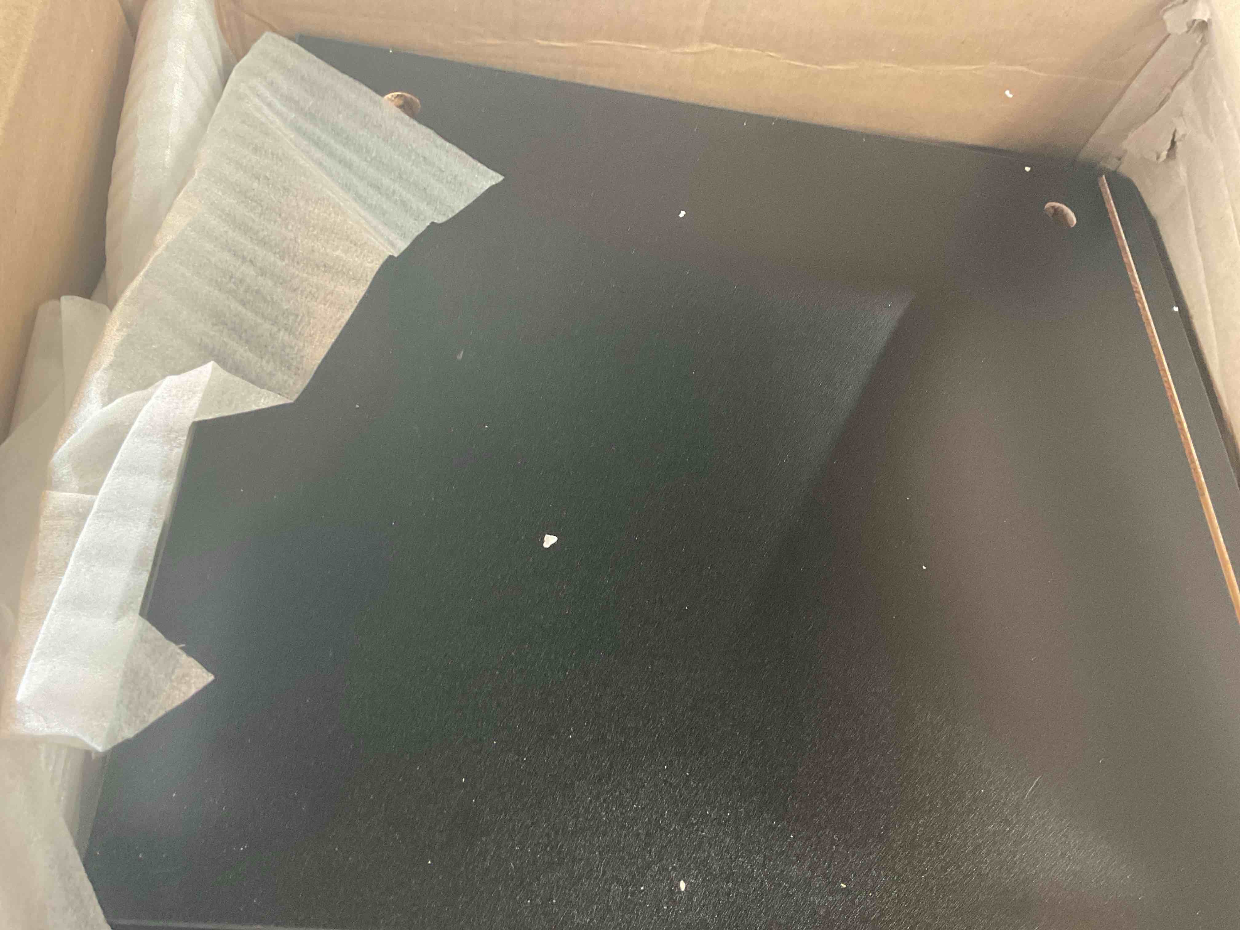 Miscellaneous black shelf parts