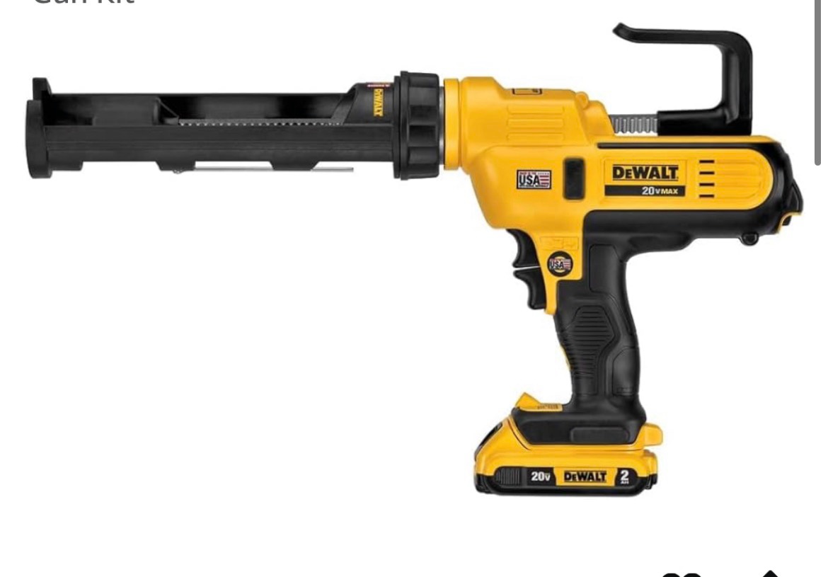 DEWALT 10oz/300ml adhesive gun tool only