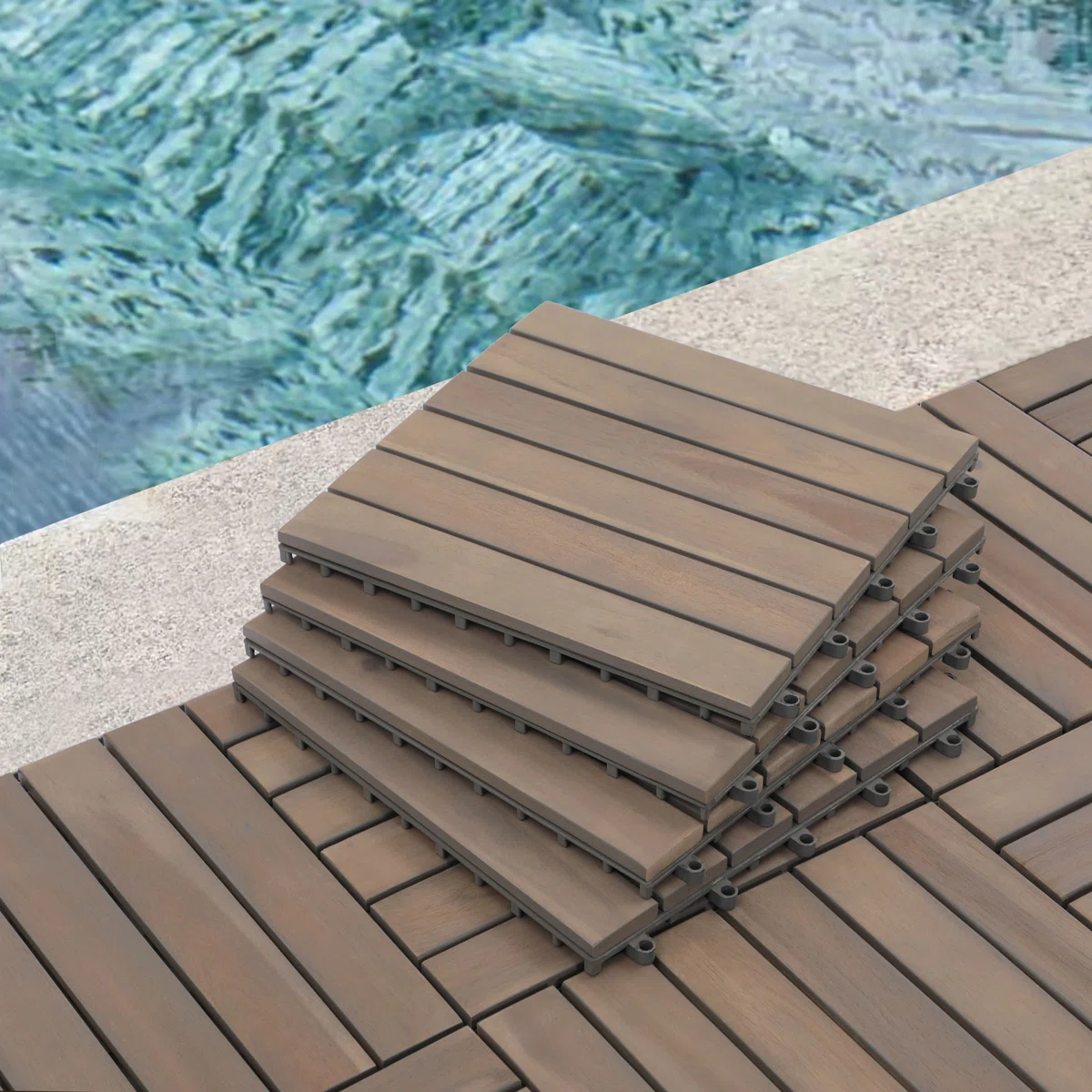 Zariah Wood Deck Tile