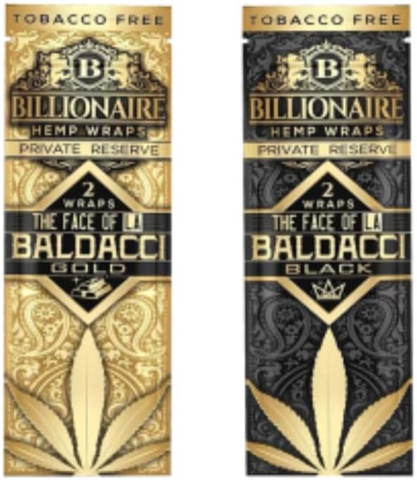 The Face Of La Baldacci Gold Special Edition Blended Hemp Wraps