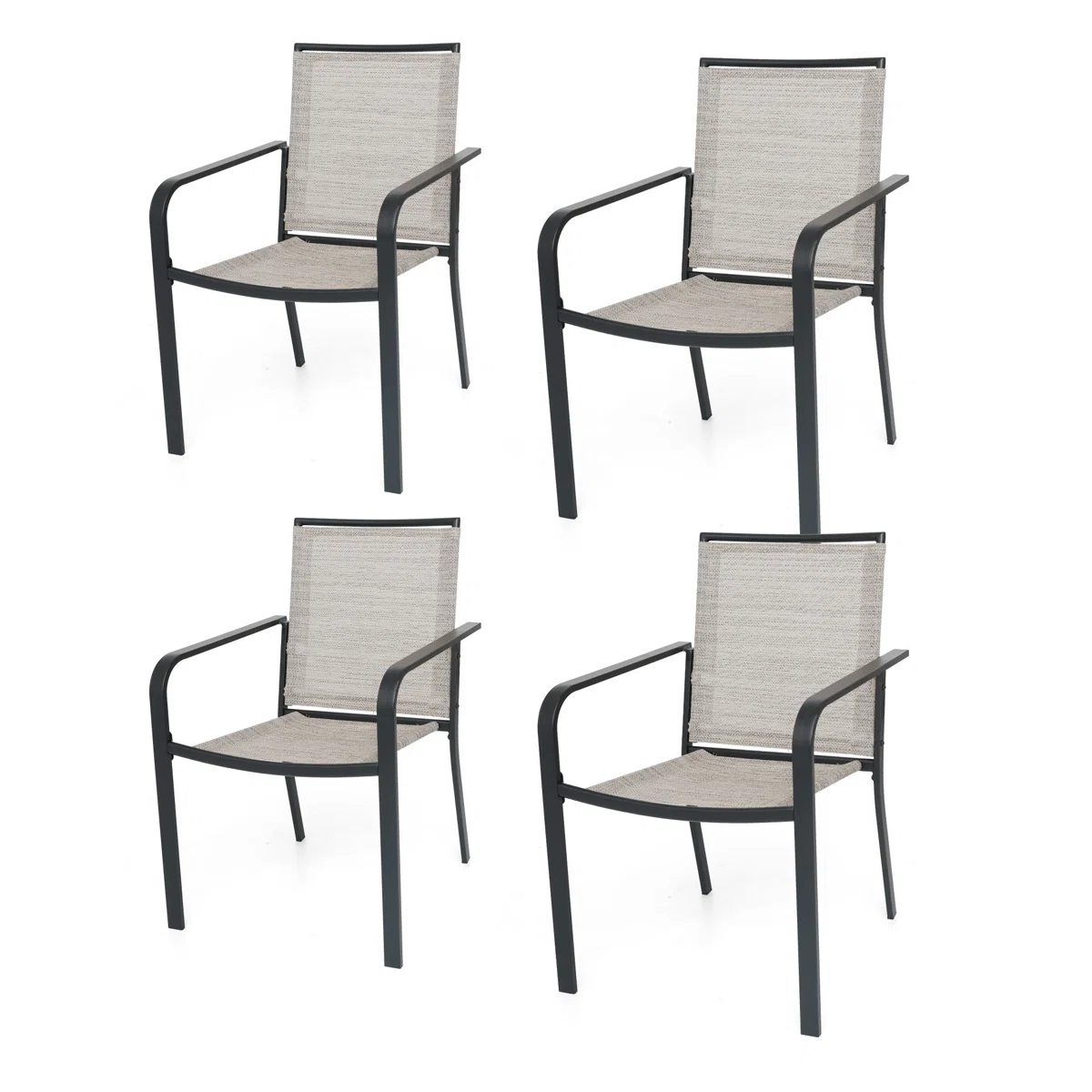 Outdoor Stacking Dining Chair (Set Of 4)